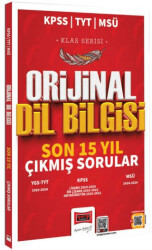 2025 KPSS TYT MSÜ Klas Serisi Orijinal Dil Bilgisi Son 15 Yıl Çıkmış Sorular - 1