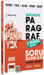 2025 KPSS YKS ALES DGS MSÜ Tamamı Çözümlü Panik Yok Orta Seviye Paragraf Soru Bankası 5 Deneme İlaveli - 1