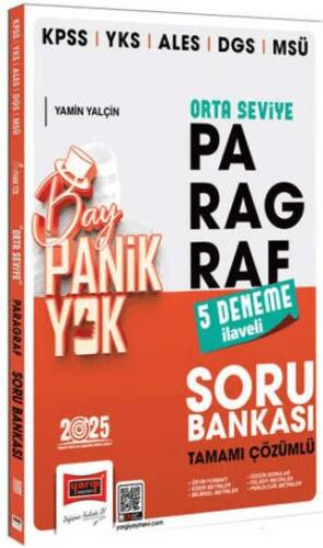 2025 KPSS YKS ALES DGS MSÜ Tamamı Çözümlü Panik Yok Orta Seviye Paragraf Soru Bankası 5 Deneme İlaveli - 1