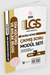 2025 LGS 8. Sınıf Din Kültürü ve Ahlak Bilgisi Konu Konu Son 7 Yıl MEB Çıkmış Soru Modül Seti - 1