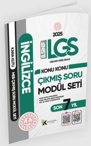 2025 LGS 8. Sınıf İngilizce Konu Konu Son 7 Yıl MEB Çıkmış Soru Modül Seti - 1