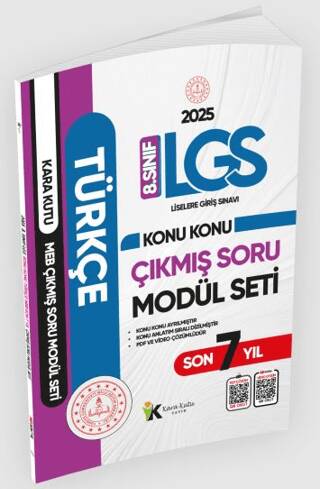 2025 LGS 8. Sınıf Türkçe Konu Konu Son 7 Yıl MEB Çıkmış Soru Modül Seti - 1