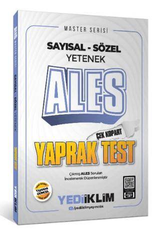 2025 Master Serisi ALES Sayısal-Sözel Yetenek Çek Kopart Yaprak Test - 1