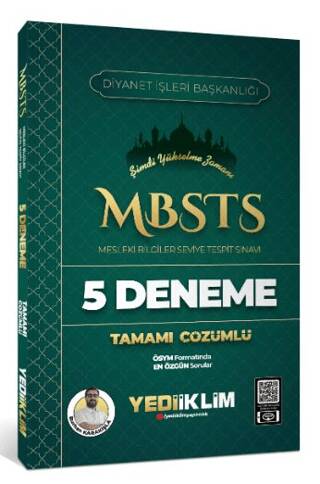 2025 MBSTS Mesleki Bilgiler Seviye Tespit Sınavı Tamamı Çözümlü 5 Deneme - 1