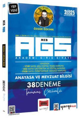 2025 MEB-AGS Anayasa ve Mevzuat Bilgisi Tamamı Çözümlü 38 Deneme - 1