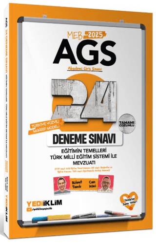 2025 MEB AGS Eğitimin Temelleri - Türk Milli Eğitim Sistemi İle Mevzuat Tamamı Çözümlü 24 Deneme - 1