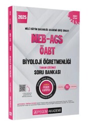 2025 MEB-AGS-ÖABT Biyoloji Tamamı Çözümlü Soru Bankası - 1