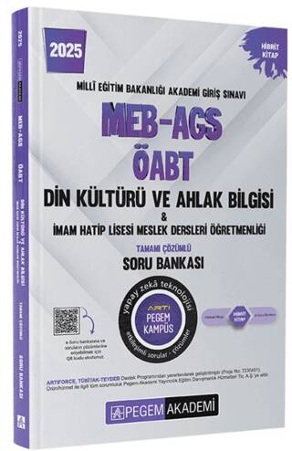 2025 MEB-AGS-ÖABT Din Kültürü ve Ahlak Bilgisi-İmam Hatip Lisesi Mes. Lisesi Tam. Çöz. Soru Bankası - 1