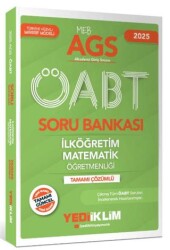 2025 MEB AGS ÖABT İlköğretim Matematik Öğretmenliği Tamamı Çözümlü Soru Bankası - 1