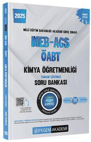 2025 MEB-AGS-ÖABT Kimya Öğretmenliği Tamamı Çözümlü Soru Bankası - 1