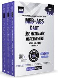 2025 MEB-AGS-ÖABT Lise Matematik Öğretmenliği Konu Anlatımlı 3 kitap - 1