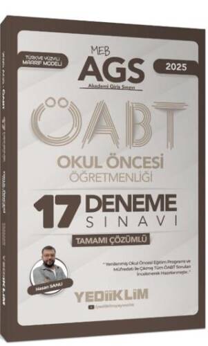 2025 MEB AGS ÖABT Okul Öncesi Öğretmenliği Tamamı Çözümlü 17 Deneme Sınavı - 1