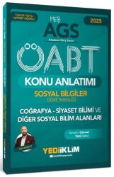 2025 MEB AGS ÖABT Sosyal Bilgiler Öğretmenliği Coğrafya - Siyaset Bilimi ve Diğer Sosyal Bilim Alanları Konu Anlatımı - 1