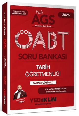 2025 MEB AGS ÖABT Tarih Öğretmenliği Tamamı Çözümlü Soru Bankası - 1