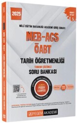 2025 MEB-AGS-ÖABT Tarih Öğretmenliği Tamamı Çözümlü Soru Bankası - 1