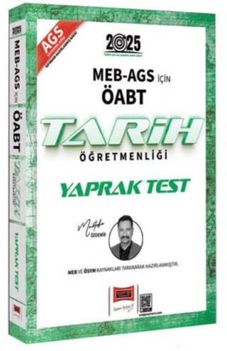 2025 MEB-AGS ÖABT Tarih Öğretmenliği Yaprak Test - 1