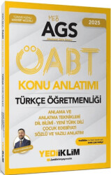 2025 MEB AGS ÖABT Türkçe Öğretmenliği Anlama ve Anlatma Teknikleri Dil Bilimi Yeni Türk Dili Çocuk Edebiyatı Sözlü ve Yazılı Anlatımı Konu Anlatımı - 1