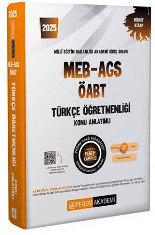 2025 MEB-AGS-ÖABT Türkçe Öğretmenliği Konu Anlatımlı - 1