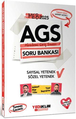 2025 MEB AGS Sayısal Yetenek - Sözel Yetenek Tamamı Çözümlü Soru Bankası - 1