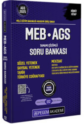 2025 MEB-AGS Sözel Yetenek-Sayısal Yetenek-Tarih-Türkiye Coğrafyası-Mevzuat Tamamı Çözümlü Soru Bankası - 1