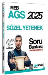 2025 MEB AGS Sözel Yetenek Tamamı Çözümlü Soru Bankası - 1