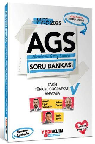 2025 MEB AGS Tarih - Türkiye Coğrafyası - Anayasa Tamamı Çözümlü Soru Bankası - 1