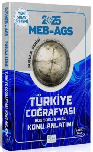 2025 MEB-AGS Türkiye Coğrafyası Konu Anlatımı Pusula Serisi - 1