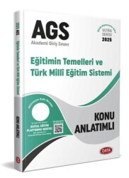 2025 MEB AGS Ultra Serisi Eğitimin Temelleri Türk Milli Eğitim Sistemi Konu Anlatımlı - 1