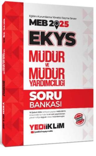 2025 MEB EKYS Müdür ve Müdür Yardımcılığı Soru Bankası - 1