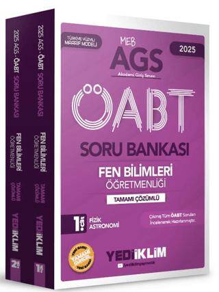 2025 MEBS AGS ÖABT Fen Bilimleri Öğretmenliği Tamamı Çözümlü Soru Bankası 2 Cilt - 1