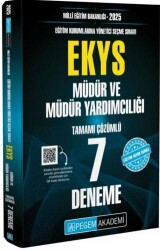 2025 Milli Eğitim Bakanlığı EYKS Müdür ve Müdür Yardımcılığı Tamamı Çözümlü 7 Deneme - 1