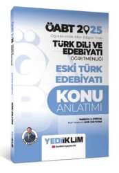 2025 ÖABT Türk Dili ve Edebiyatı Öğretmenliği Eski Türk Edebiyatı Konu Anlatımı - 1