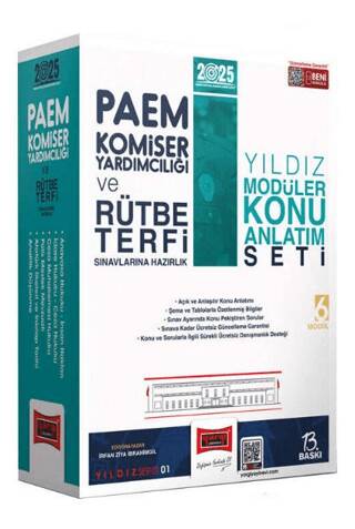 2025 PAEM Komiser Yardımcılığı ve Rütbe Terfi Sınavlarına Hazırlık Konu Anlatımlı Modüler Set - 1