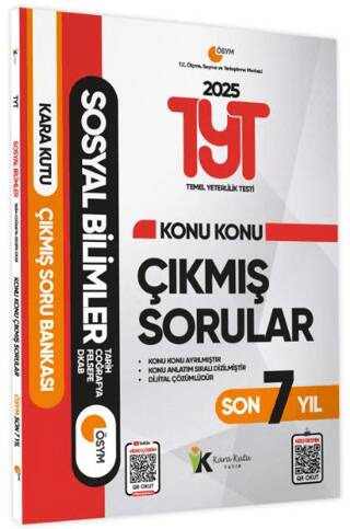 2025 TYT Sosyal Bilimler Son 7 Yıl Çıkmış Sorular - 1