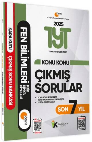 2025 YKS-TYT FEN Bilimleri Son 7 Yıl Çıkmış Sorular - 1