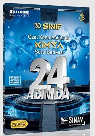 24 Adımda 10. Sınıf Özel Konu Anlatımlı Kimya Soru Bankası - 1