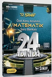 24 Adımda 10. Sınıf Özel Konu Anlatımlı Matematik Soru Bankası - 1