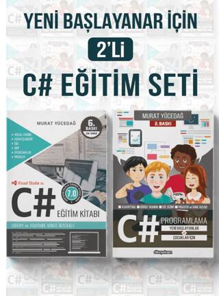 Yeni Başlayanlar için 2`li C# Eğitim Seti 2 Kitap - 1