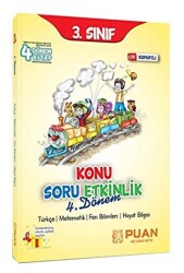 3. Sınıf 4. Dönem Konu Soru Etkinlik Kitabı Puan Yayınları - 1