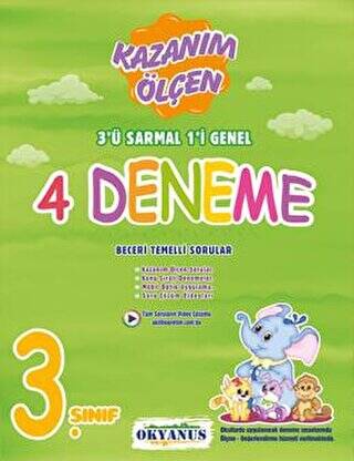 3. Sınıf 4`lü Deneme - 1