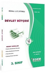 3. Sınıf 5. Yarıyıl Devlet Bütçesi Konu Anlatımlı Soru Bankası Kod 354 - 1