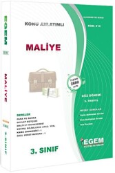 3. Sınıf 5. Yarıyıl Maliye Konu Anlatımlı Soru Bankası - Kod 314 - 1