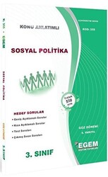 3. Sınıf 5. Yarıyıl Sosyal Politikalar Konu Anlatımlı Soru Bankası Kod 355 - 1