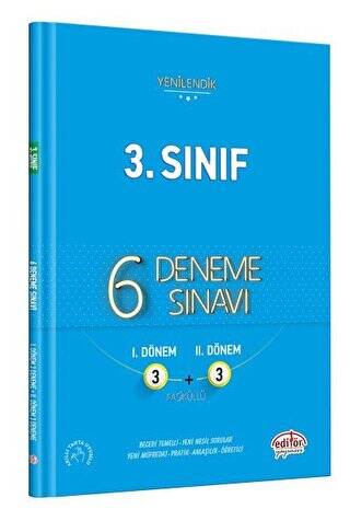 3. Sınıf 6 Fasiküllü 3+3 Deneme - 1