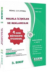 3. Sınıf 6. Yarıyıl Konu Anlatımlı Halkla İlişkiler ve Reklamcılık - Kod 3323 - 1