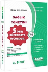 3. Sınıf 6. Yarıyıl Konu Anlatımlı Sağlık Yönetimi - Kod 3322 - 1