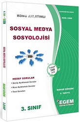 3. Sınıf 6. Yarıyıl Konu Anlatımlı Sosyal Medya Sosyolojisi - Kod 3360 - 1