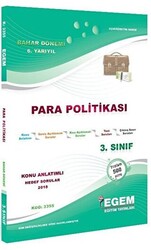 3. Sınıf 6. Yarıyıl Para Politikası Konu Anlatımlı Hedef Sorular - 1