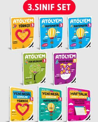 3. Sınıf Atölyem Set 8 Kitap - 1