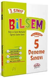 3. Sınıf Bilsem Çözümlü 5 Deneme Sınavı - - 1